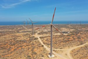 Guajira半岛，哥伦比亚的jepírachi风电场。