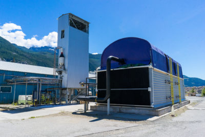 碳工程的直接空气捕捉试验工厂在不列颠哥伦比亚省。