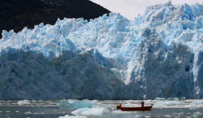 北部巴塔哥尼亚冰田位于智利的拉古纳圣拉斐尔国家公园，预计将在温度上升的情况下幸存下来。