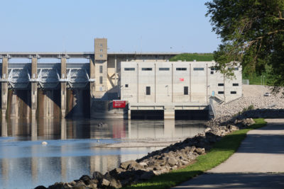 爱荷华州得梅因河上的红岩水力发电项目。