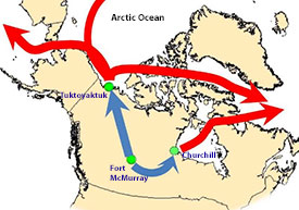 北极管线地图