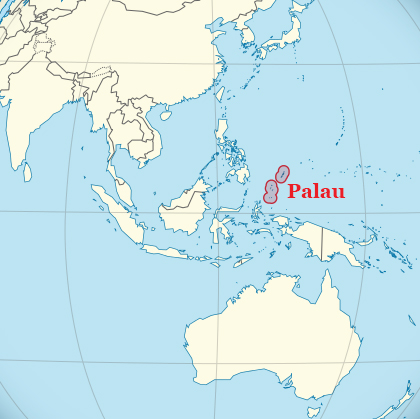 帕劳地图