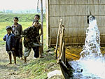 在印度抽灌溉水