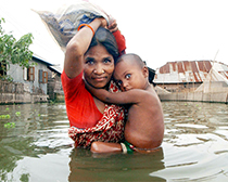 季风洪水孟加拉国